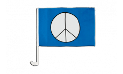 Peace Symbol Car Flag - 12 x 16 inch