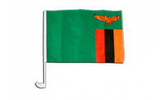 Zambia Car Flag - 12 x 16 inch