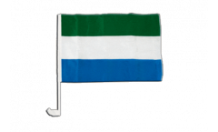 Sierra Leone Car Flag - 12 x 16 inch