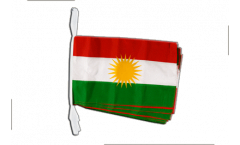 Kurdistan Bunting Flags - 12 x 18 inch