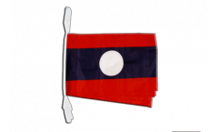 Laos Bunting Flags - 12 x 18 inch