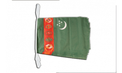 Turkmenistan Bunting Flags - 12 x 18 inch