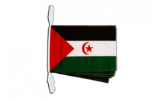Western Sahara Bunting Flags - 12 x 18 inch
