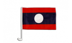 Laos Car Flag - 12 x 16 inch