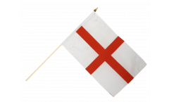 England St. George Hand Waving Flag, 10 pcs - 12 x 18 inch