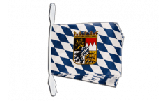 Germany Bavaria with coat of arms Bunting Flags - 12 x 18 inch