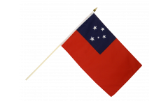 Samoa Hand Waving Flag, 10 pcs - 12 x 18 inch