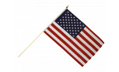 USA Hand Waving Flag, 10 pcs - 12 x 18 inch