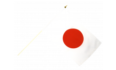 Japan Hand Waving Flag, 10 pcs - 12 x 18 inch