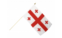 Georgia Hand Waving Flag, 10 pcs - 12 x 18 inch