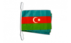 Azerbaijan Bunting Flags - 12 x 18 inch