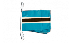 Botswana Bunting Flags - 12 x 18 inch