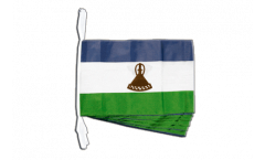 Lesotho new Bunting Flags - 12 x 18 inch