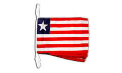 Liberia Bunting Flags - 12 x 18 inch