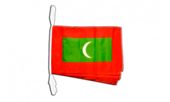 Maldives Bunting Flags - 12 x 18 inch