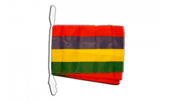 Mauritius Bunting Flags - 12 x 18 inch