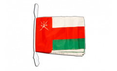 Oman Bunting Flags - 12 x 18 inch