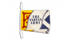 Scotland Tartan Army Bunting Flags - 12 x 18 inch