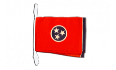USA Tennessee Bunting Flags - 12 x 18 inch