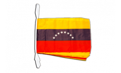 Venezuela 8 stars Bunting Flags - 12 x 18 inch