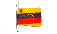 Venezuela 8 stars with coat of arms Bunting Flags - 12 x 18 inch