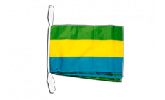 Gabon Bunting Flags - 12 x 18 inch