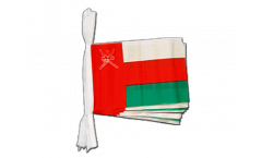 Oman Bunting Flags - 5.9 x 8.65 inch