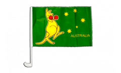 Australia kangaroo Car Flag - 12 x 16 inch