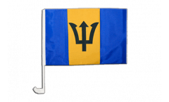 Barbados Car Flag - 12 x 16 inch