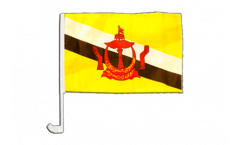 Brunei Car Flag - 12 x 16 inch