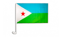 Djibouti Car Flag - 12 x 16 inch