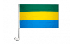 Gabon Car Flag - 12 x 16 inch