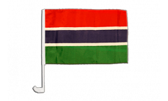Gambia Car Flag - 12 x 16 inch