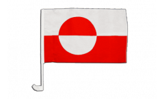 Greenland Car Flag - 12 x 16 inch
