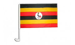 Uganda Car Flag - 12 x 16 inch