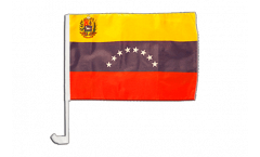 Venezuela 8 stars with coat of arms Car Flag - 12 x 16 inch