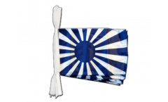 Fan blue white Bunting Flags - 12 x 18 inch