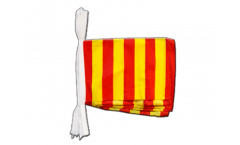 Stripe yellow-red Bunting Flags - 12 x 18 inch