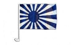 Fan blue white Car Flag - 12 x 16 inch