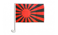 Fan red black Car Flag - 12 x 16 inch