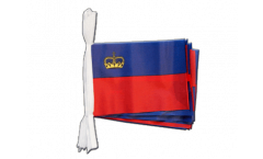 Liechtenstein Bunting Flags - 5.9 x 8.65 inch