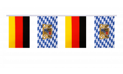 Germany - Germany Bavaria lion Friendship Bunting Flags - 5.9 x 8.65 inch