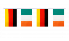 Germany - Ireland Friendship Bunting Flags - 5.9 x 8.65 inch