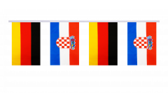 Germany - Croatia Friendship Bunting Flags - 5.9 x 8.65 inch