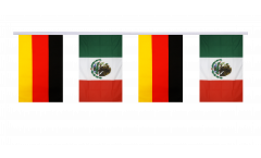 Germany - Mexico Friendship Bunting Flags - 5.9 x 8.65 inch