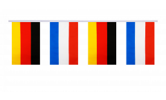 Germany - Netherlands Friendship Bunting Flags - 5.9 x 8.65 inch