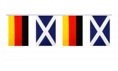 Germany - Scotland Friendship Bunting Flags - 5.9 x 8.65 inch