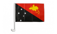 Papua New Guinea Car Flag - 12 x 16 inch