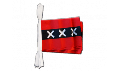 Netherlands Amsterdam Bunting Flags - 5.9 x 8.65 inch