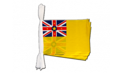 Niue Bunting Flags - 5.9 x 8.65 inch